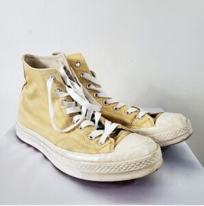 Converse Chuck Taylor All Star Sneakers ankle boots size 10W/ 8M Yellow unisex